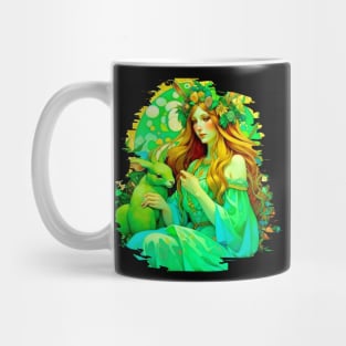 Art Nouveau Ostara Celtic Spring Mug
